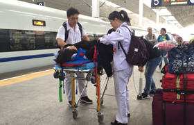广州机场、火车站急救转院